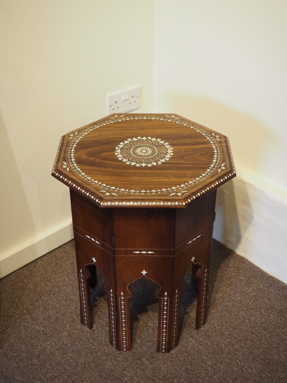 North Indian inlaid table