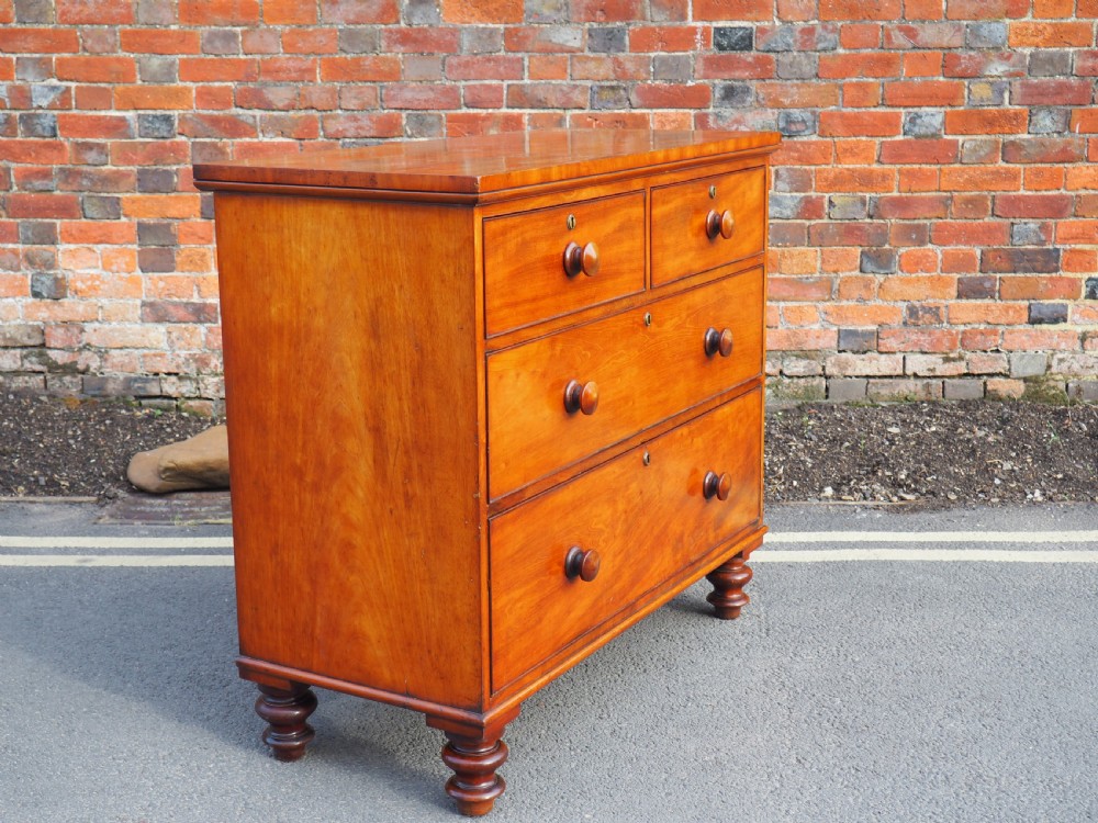 Early Victorian Mahogany chest View IV