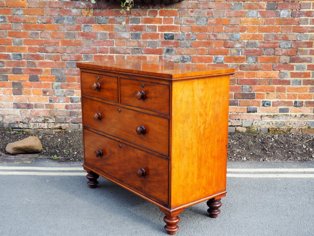 Early Victorian Mahogany chest View V