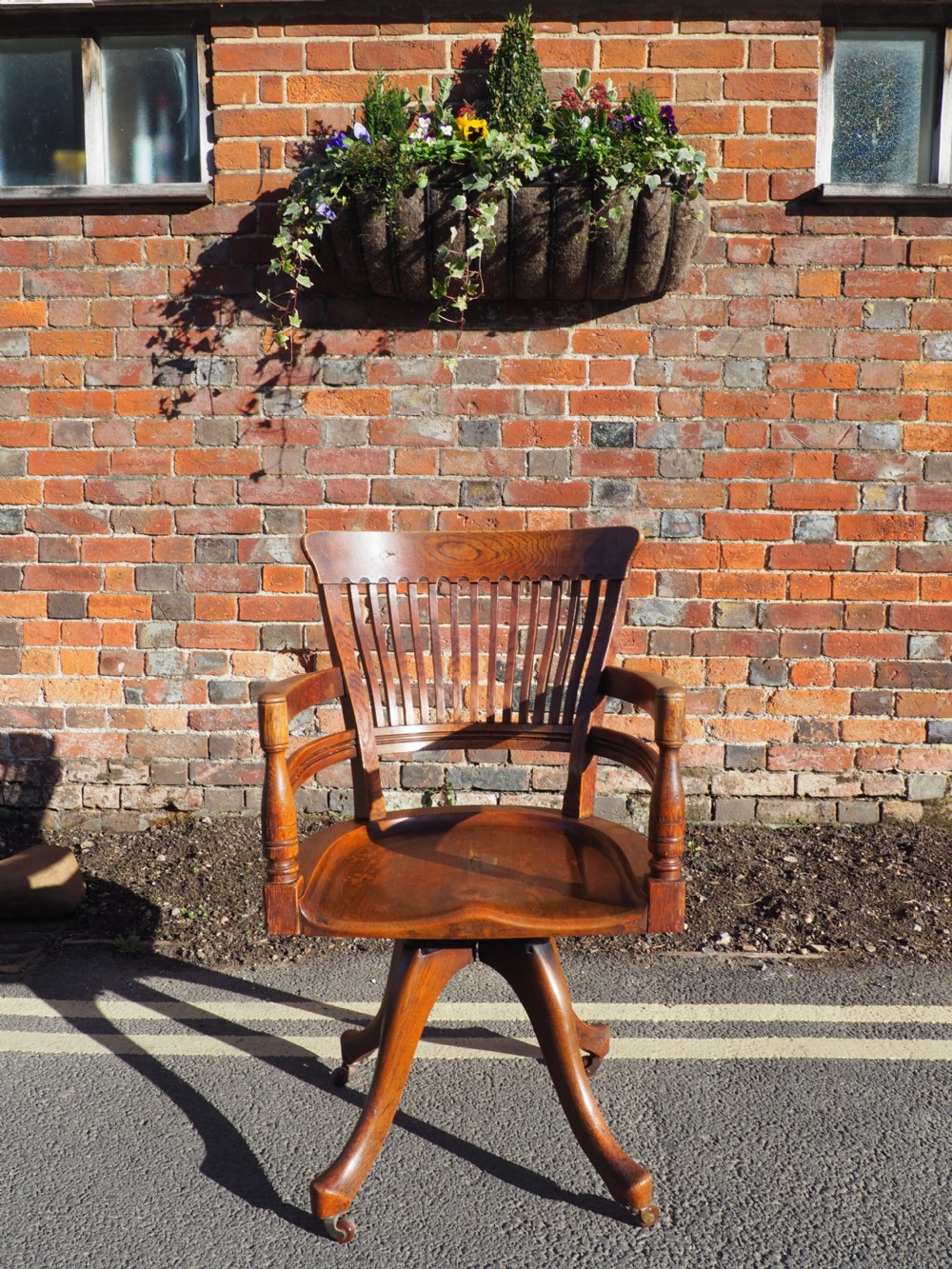 Victorian Oak desk chair