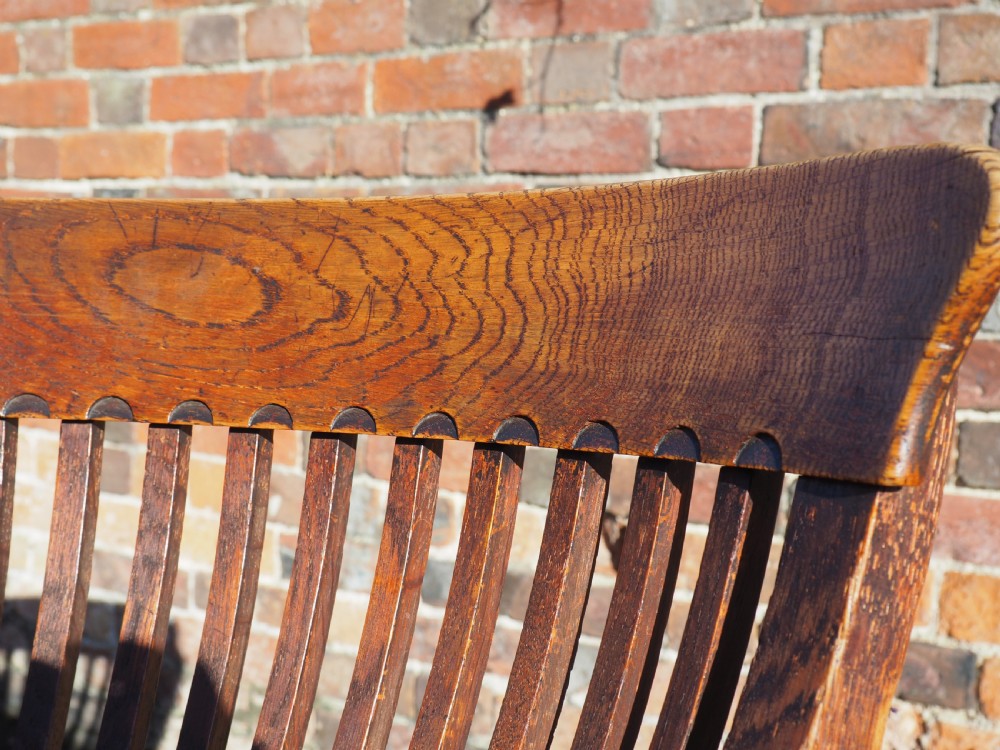 Victorian Oak desk chair View III