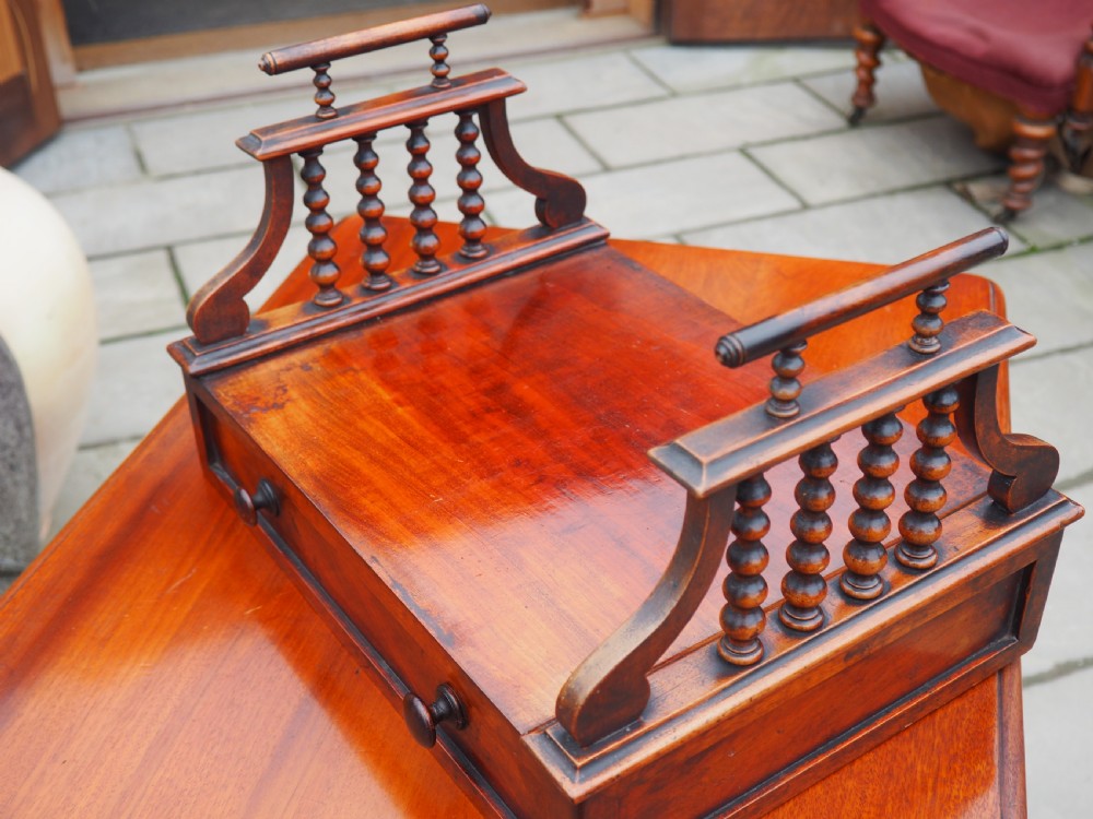William IV Mahogany book carrier View IV