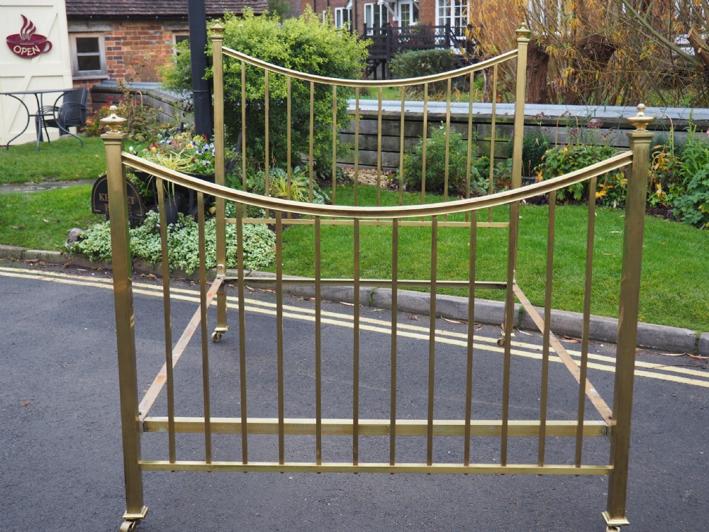 Five foot Maple & Co Brass bed View II