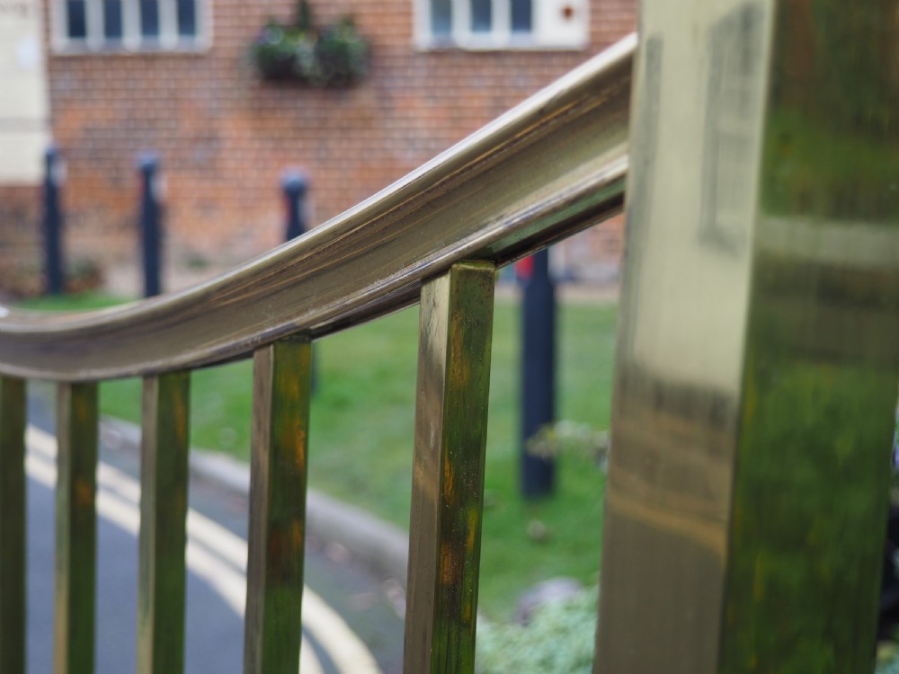 Five foot Maple & Co Brass bed View V
