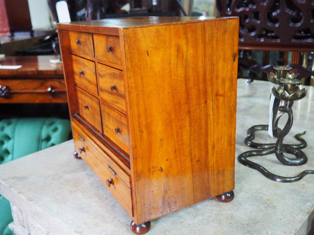 Diminutive Victorian Walnut chest View II