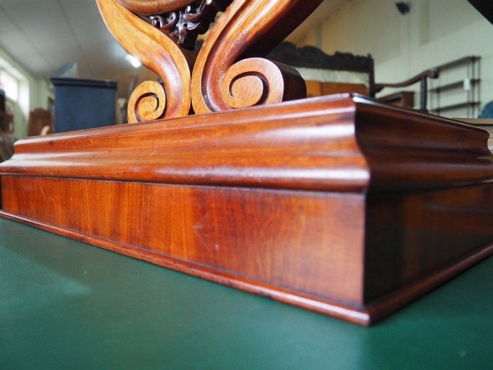 Victorian Mahogany dressing mirror View IV
