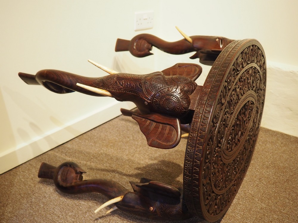 Indian Elephant table View VII