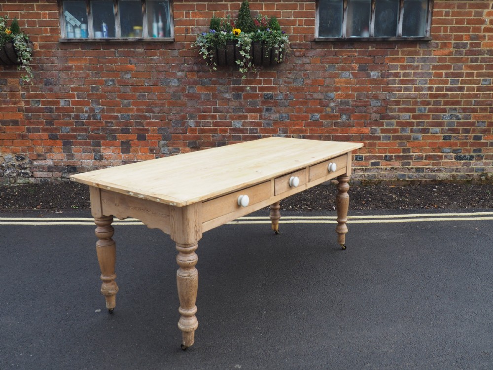 Victorian Pine table View III