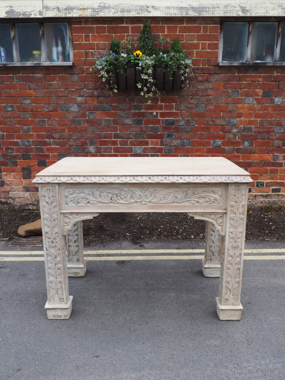 Victorian washed Oak table