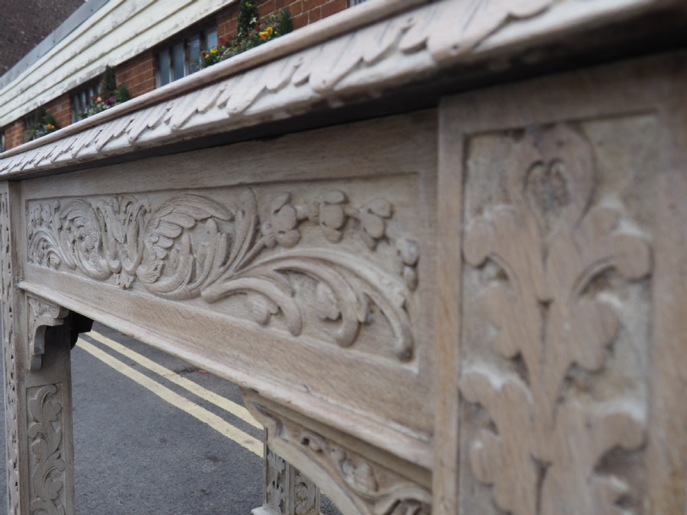 Victorian washed Oak table View II