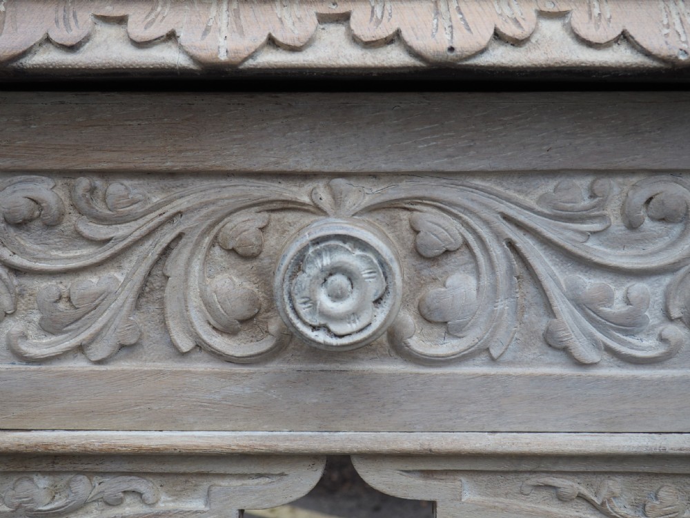 Victorian washed Oak table View V