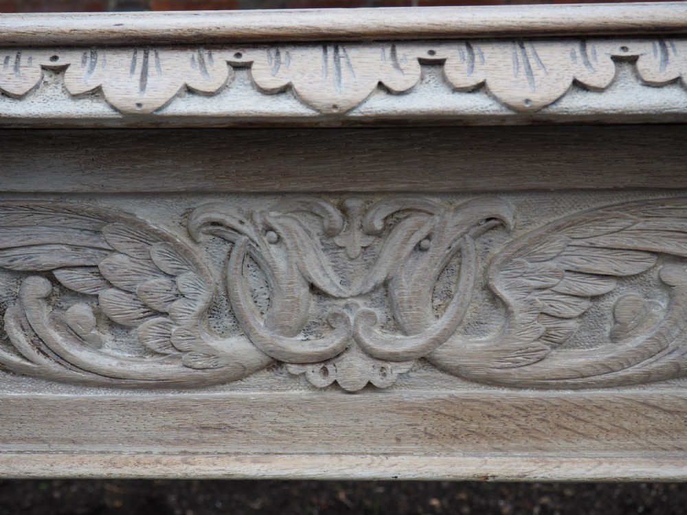 Victorian washed Oak table View VII