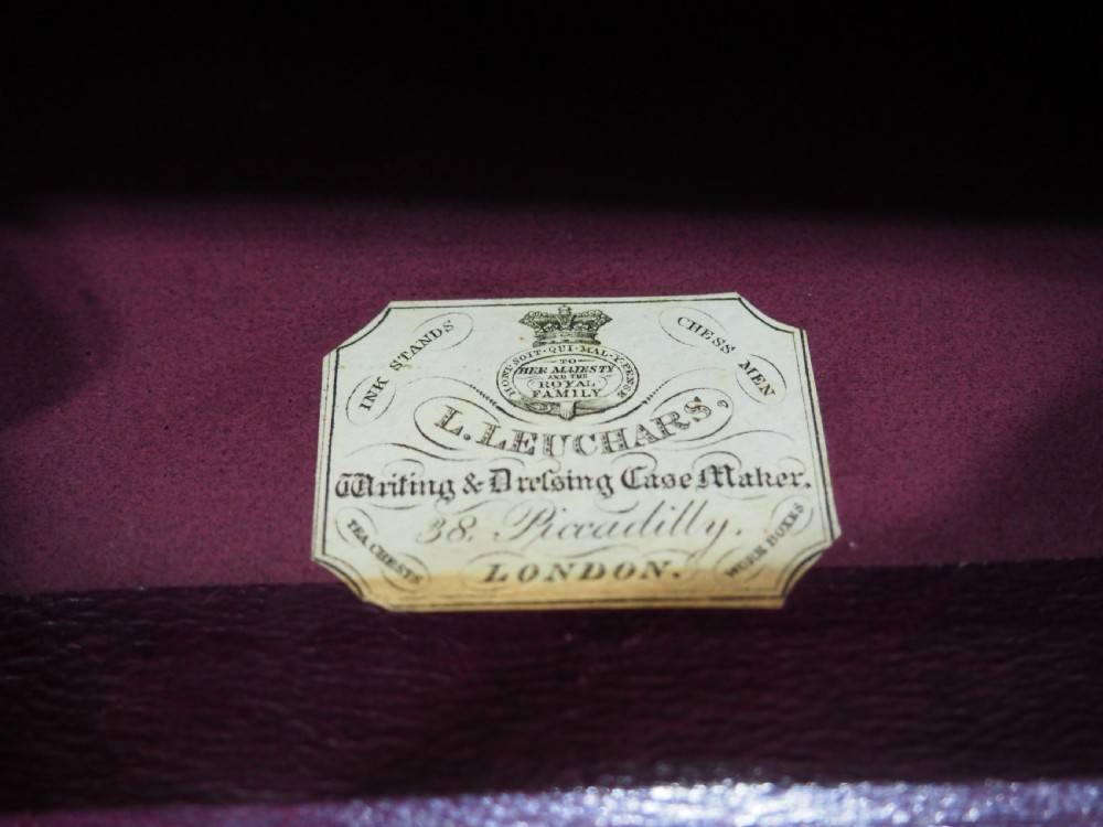 Early Victorian dressing case View VIII