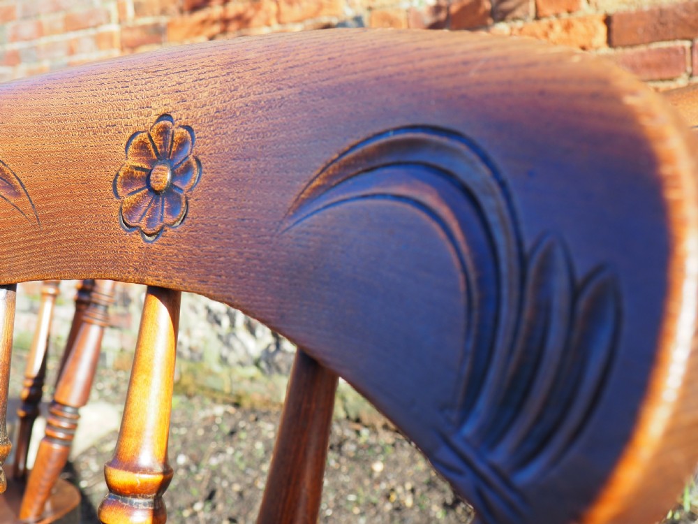 Set of four country kitchen chairs View II