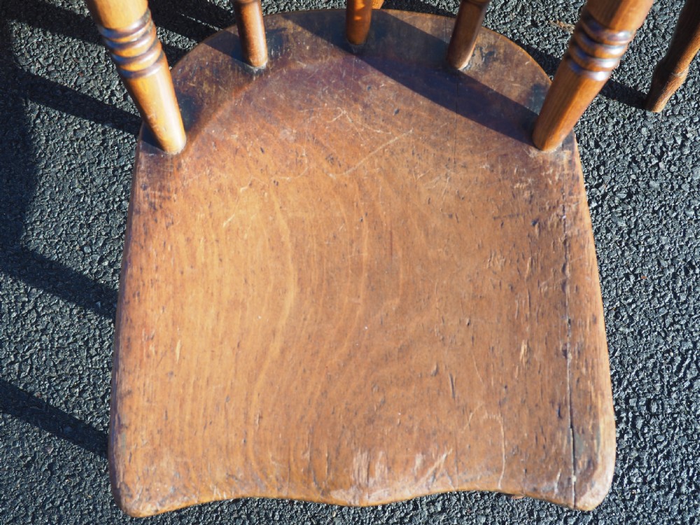 Set of four country kitchen chairs View VI