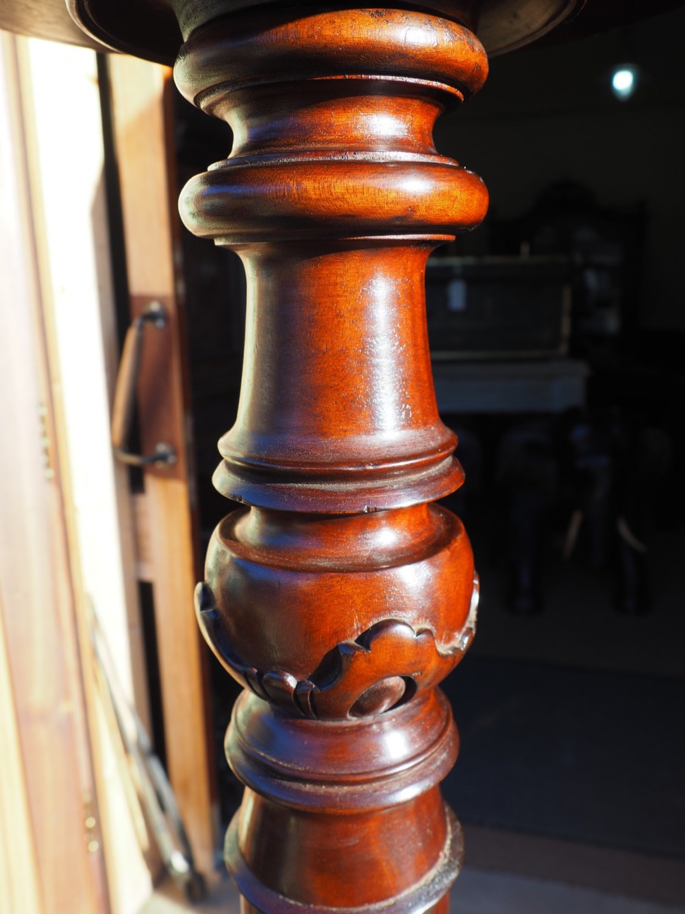 Pair of Mahogany Torcheres View II