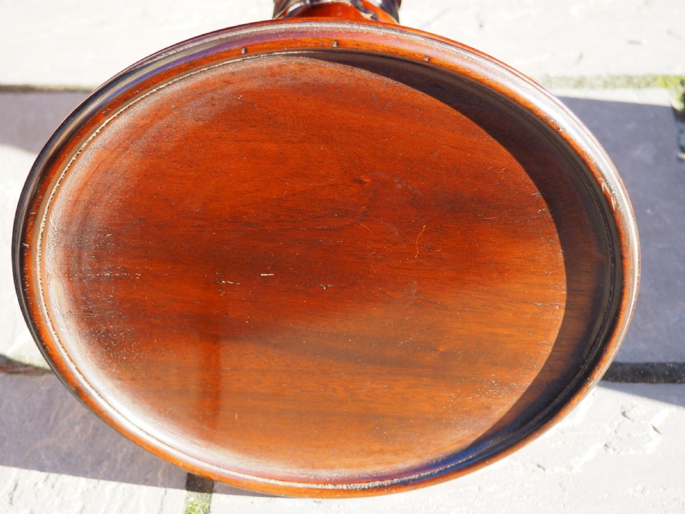 Pair of Mahogany Torcheres View IV
