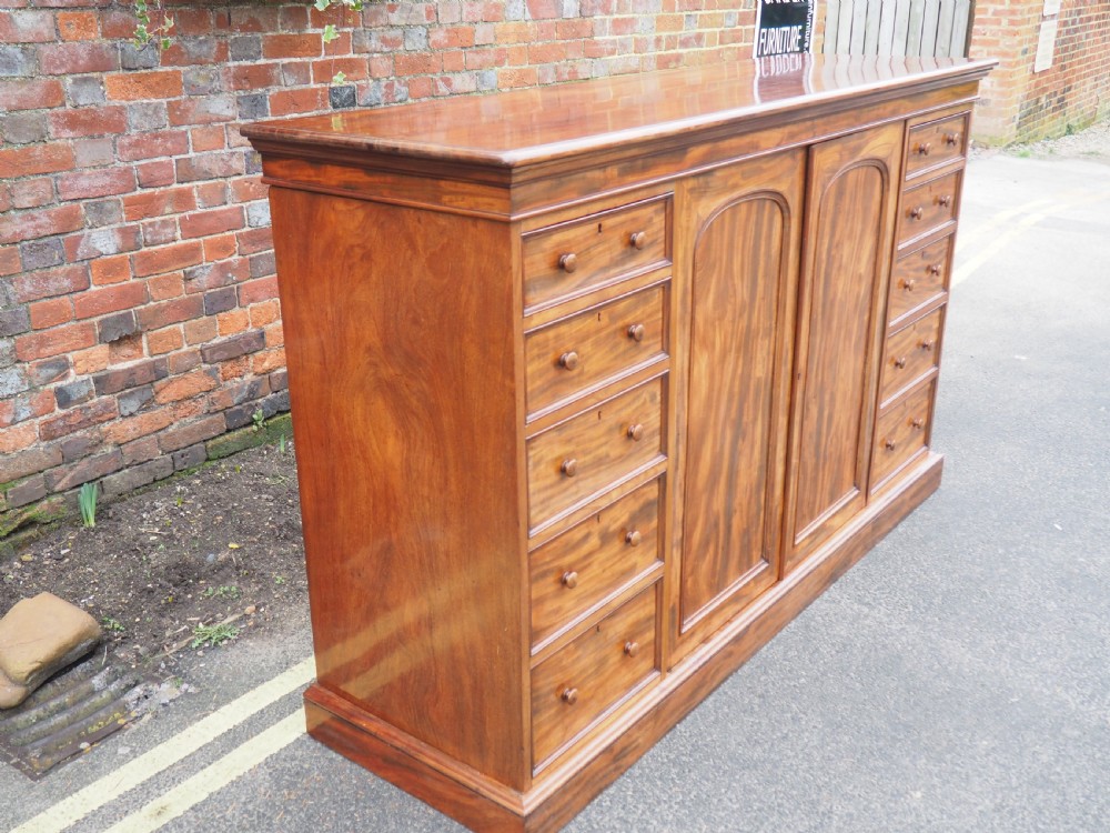 Nineteenth Century Mahogany Press Cupboard View III