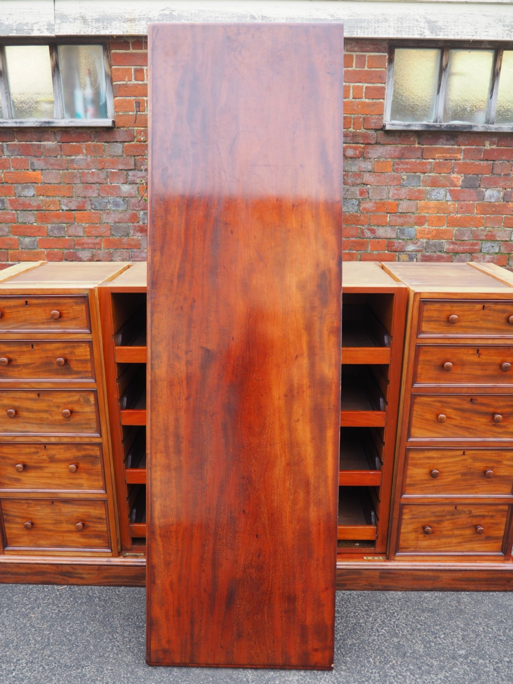 Nineteenth Century Mahogany Press Cupboard View XII