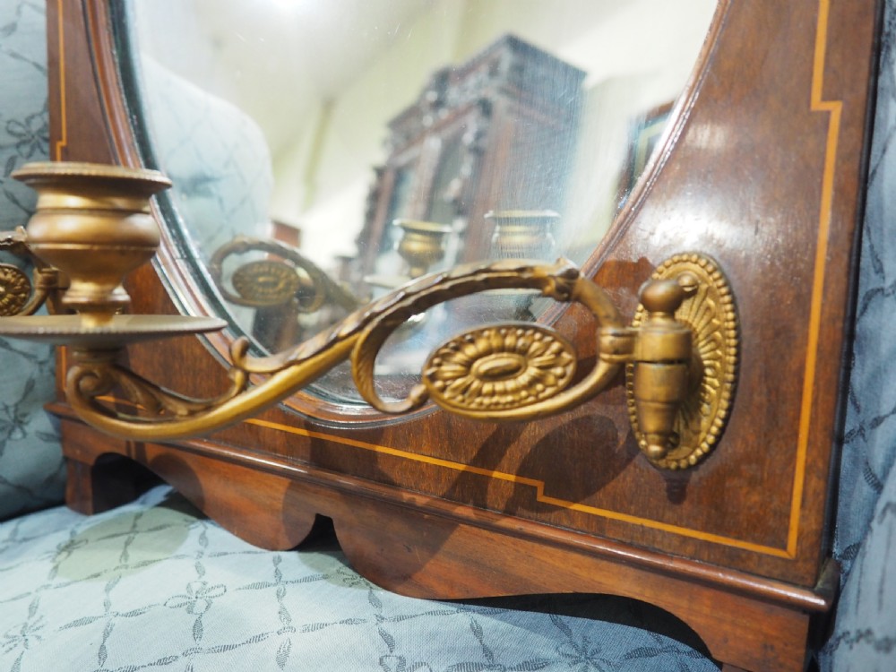 Pretty late Victorian Girandole Mirror View III