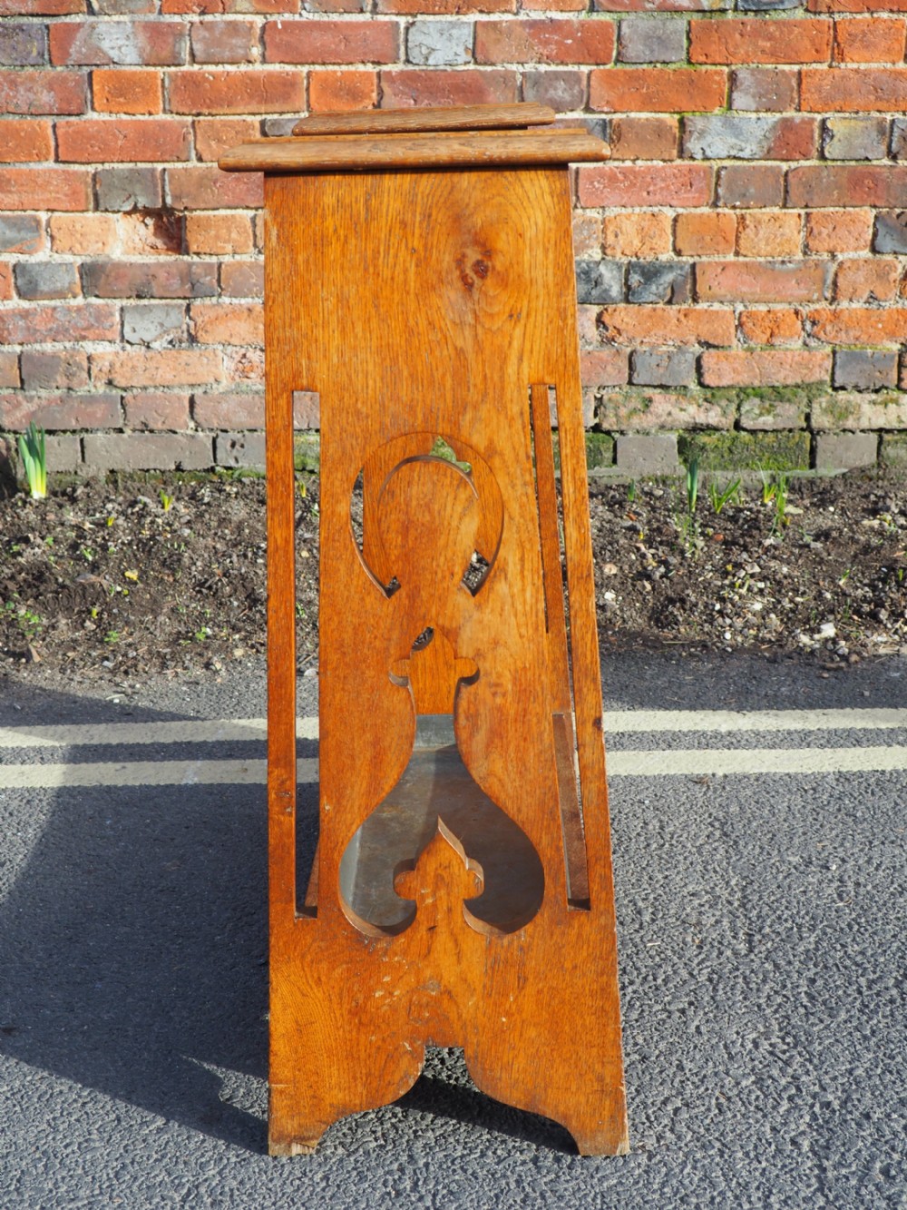 Late Victorian Oak umbrella stand View II