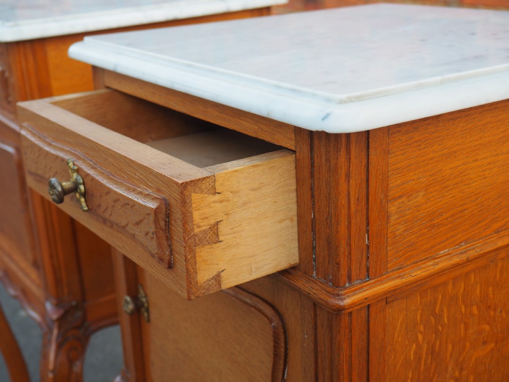 Pair of Oak bedside cupboards View III