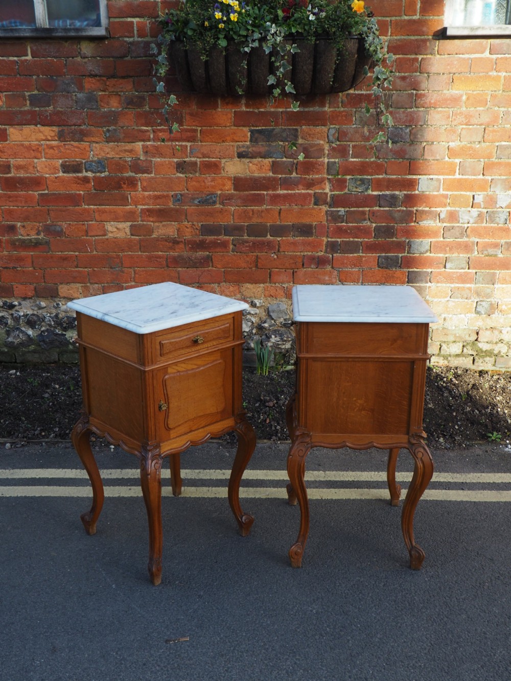 Pair of Oak bedside cupboards View IV