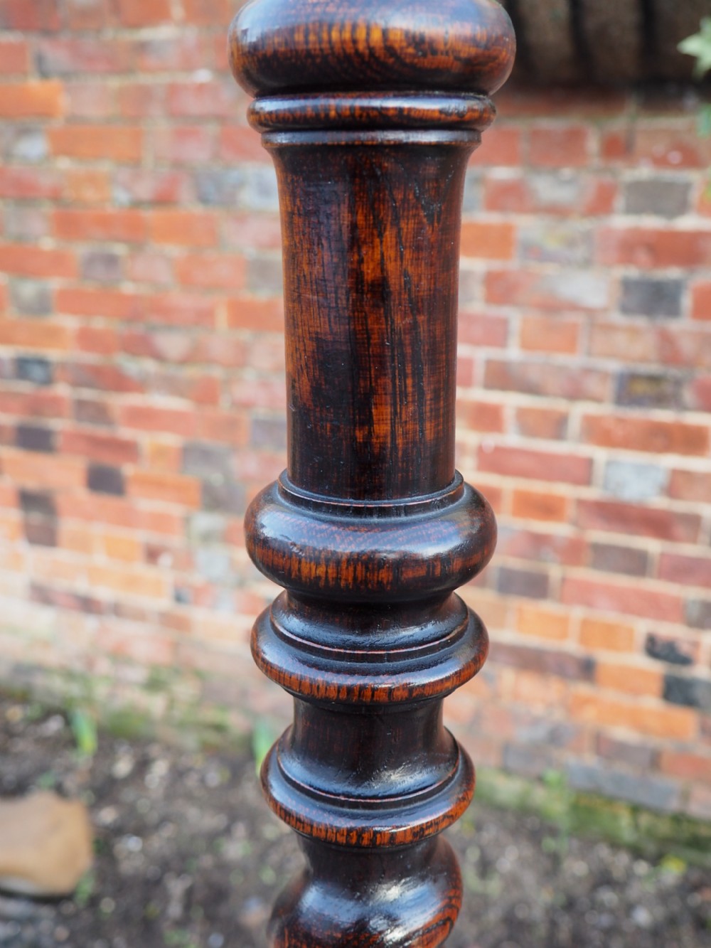 Oak Barleytwist standard lamp. View II