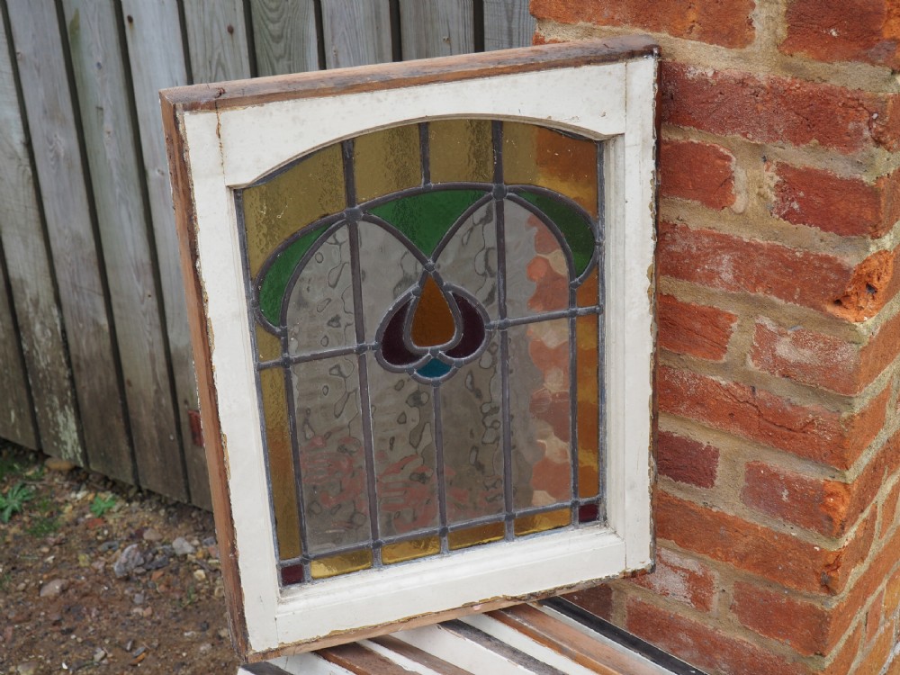Nine stained glass windows  View III