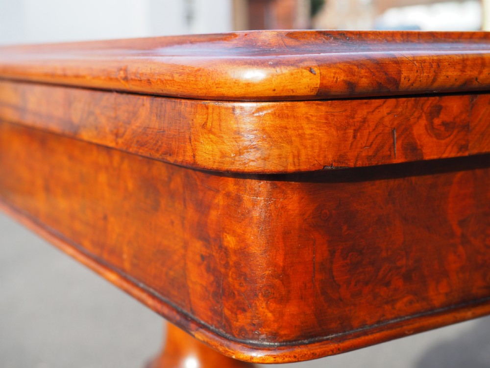 Victorian Walnut Card Table View II