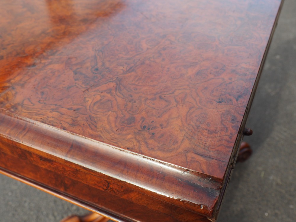 Victorian Walnut Card Table View X