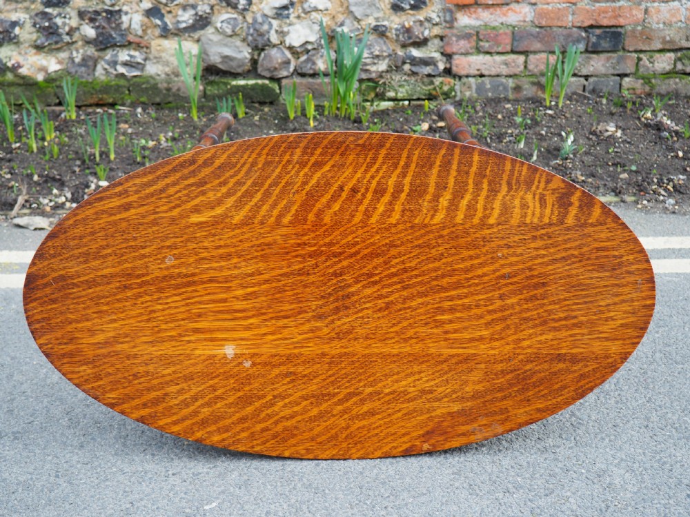 American Oak table View IV