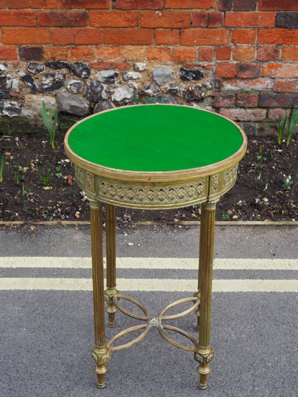 French Brass table