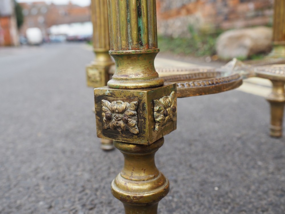 French Brass table View III
