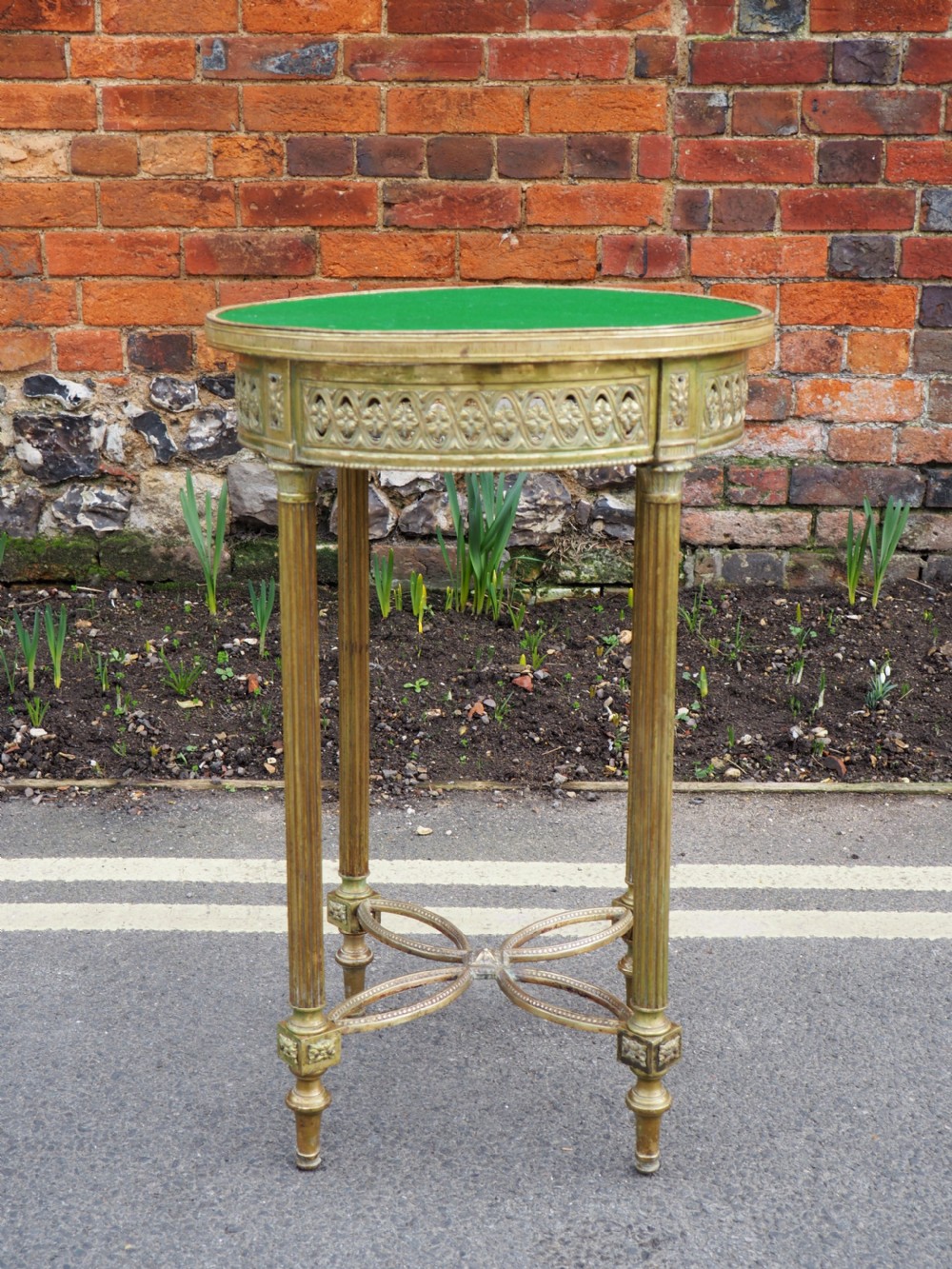 French Brass table View VI