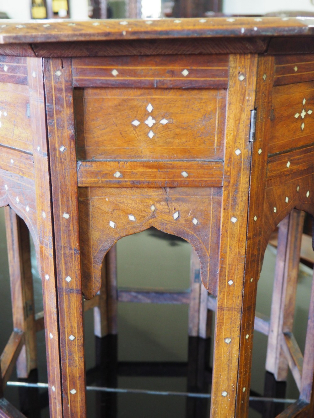 Bone inlaid Hoshiarpur table View III