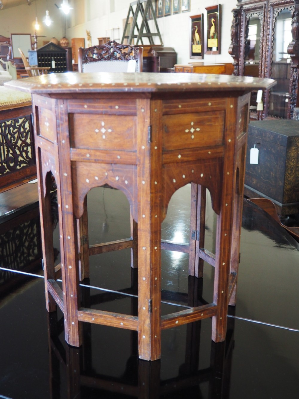 Bone inlaid Hoshiarpur table View IV