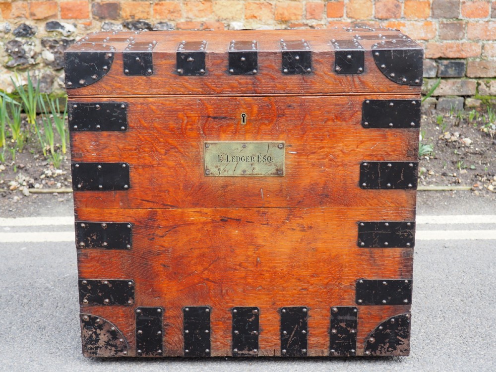 Nineteenth Century Oak Silver chest View III