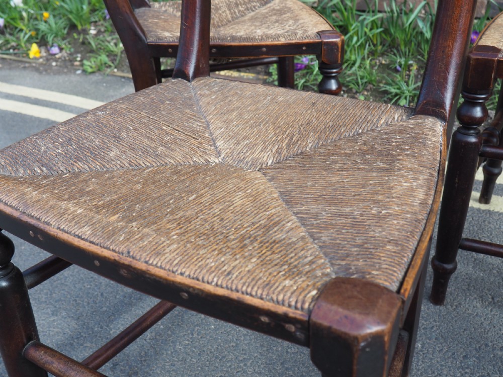 Set of four Nineteenth century country chairs View IV