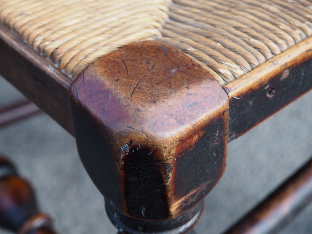 Set of four Nineteenth century country chairs View VI