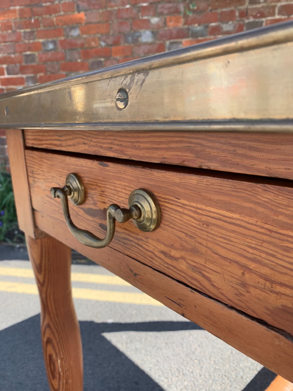 Pitch Pine preparation table  View II