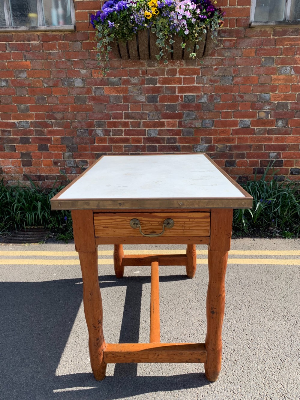Pitch Pine preparation table  View VI