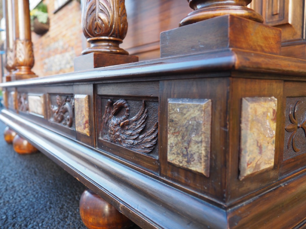 Nineteenth century Italian carved Walnut cabinet View XII