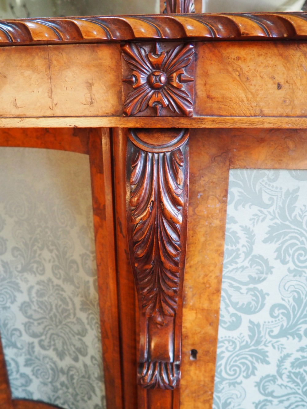 George IV Walnut Chiffonier Sideboard View III