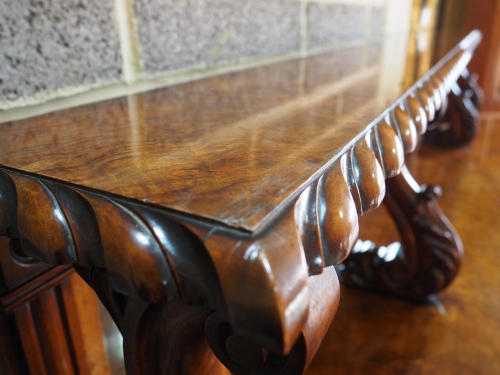 George IV Walnut Chiffonier Sideboard View V