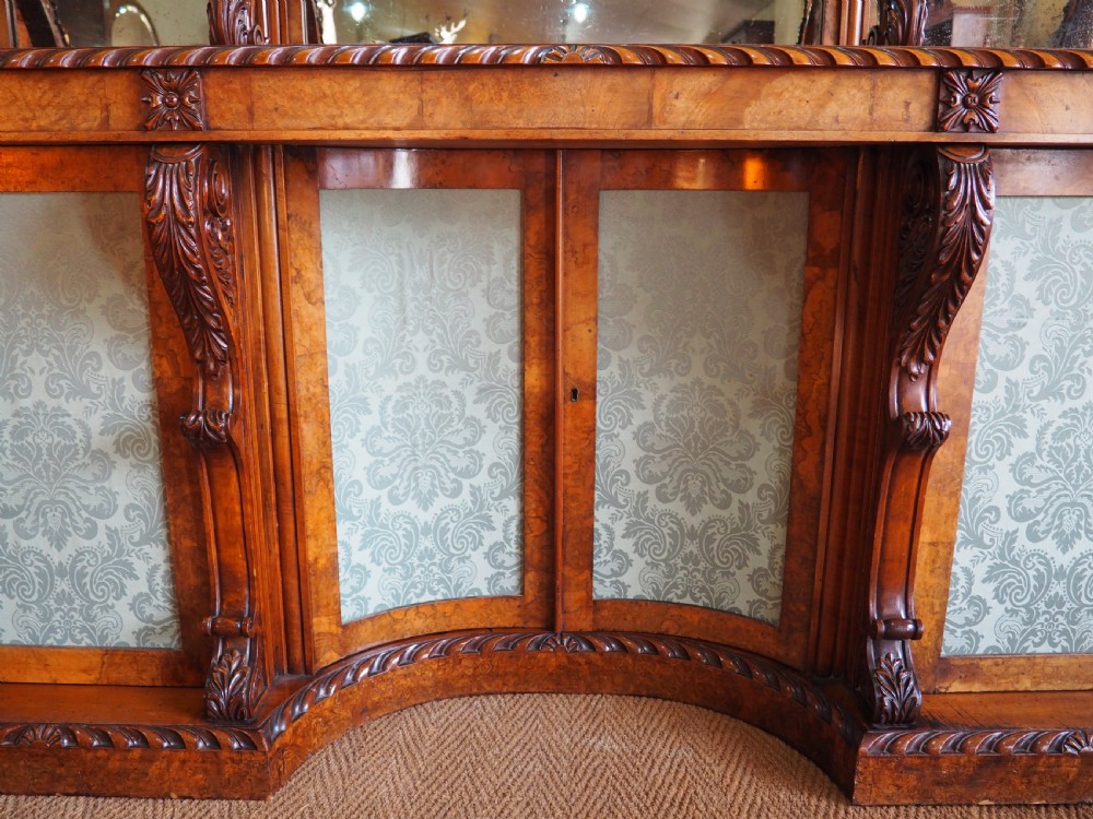 George IV Walnut Chiffonier Sideboard View VII