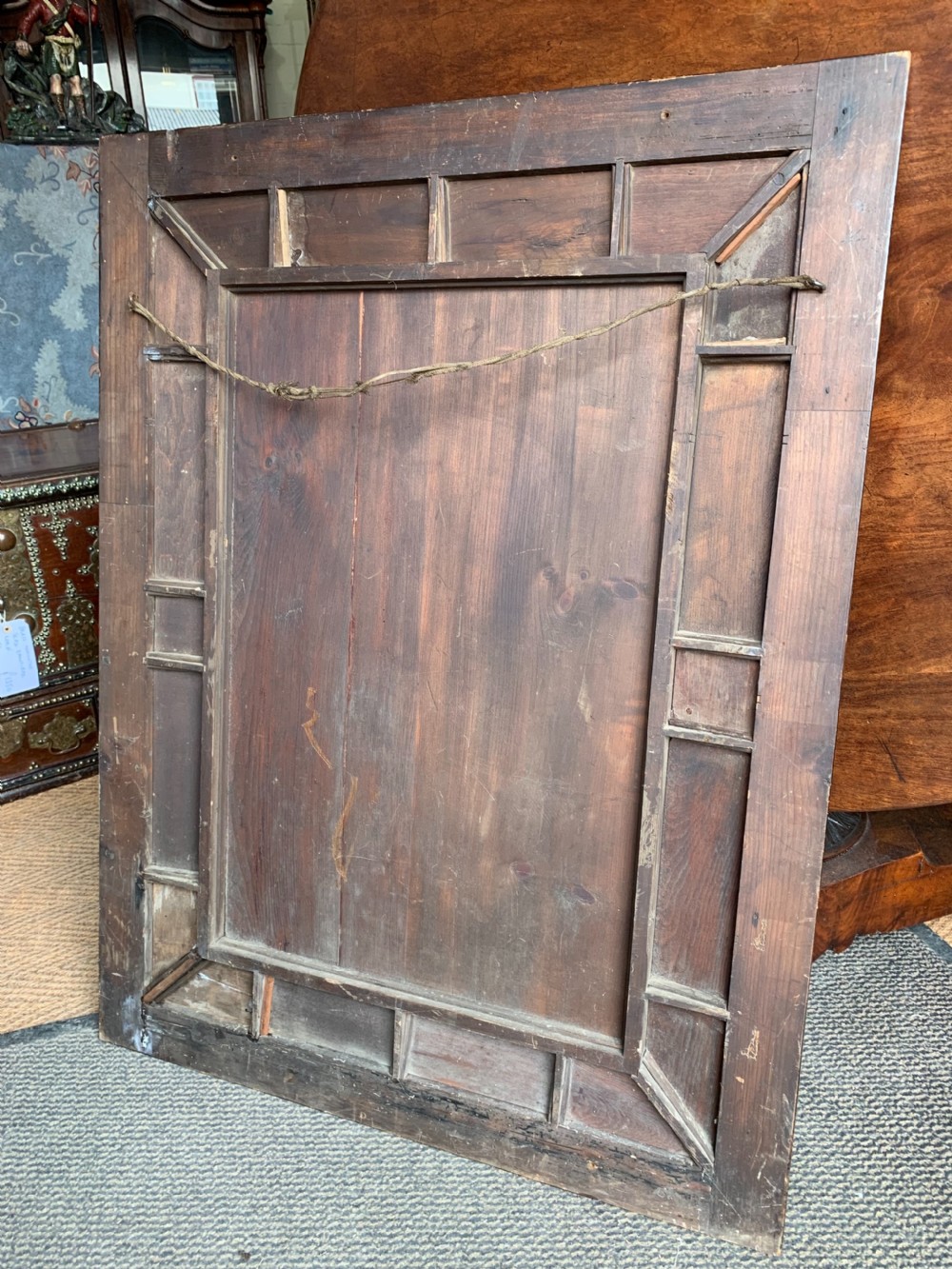 Mahogany margin mirror  View III