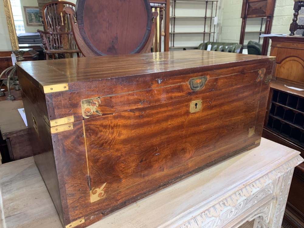 Nineteenth century camphor  trunk