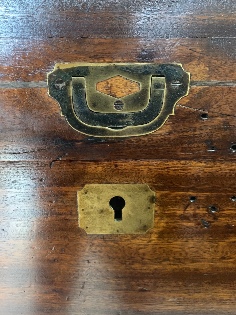 Nineteenth century camphor  trunk View II