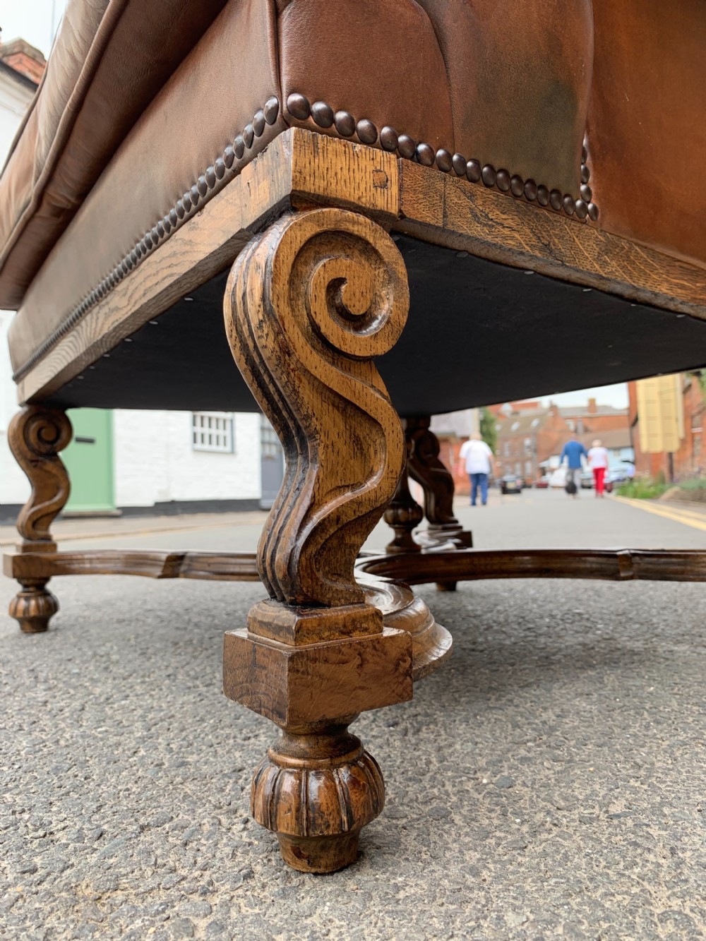 Leather wing armchair  View III
